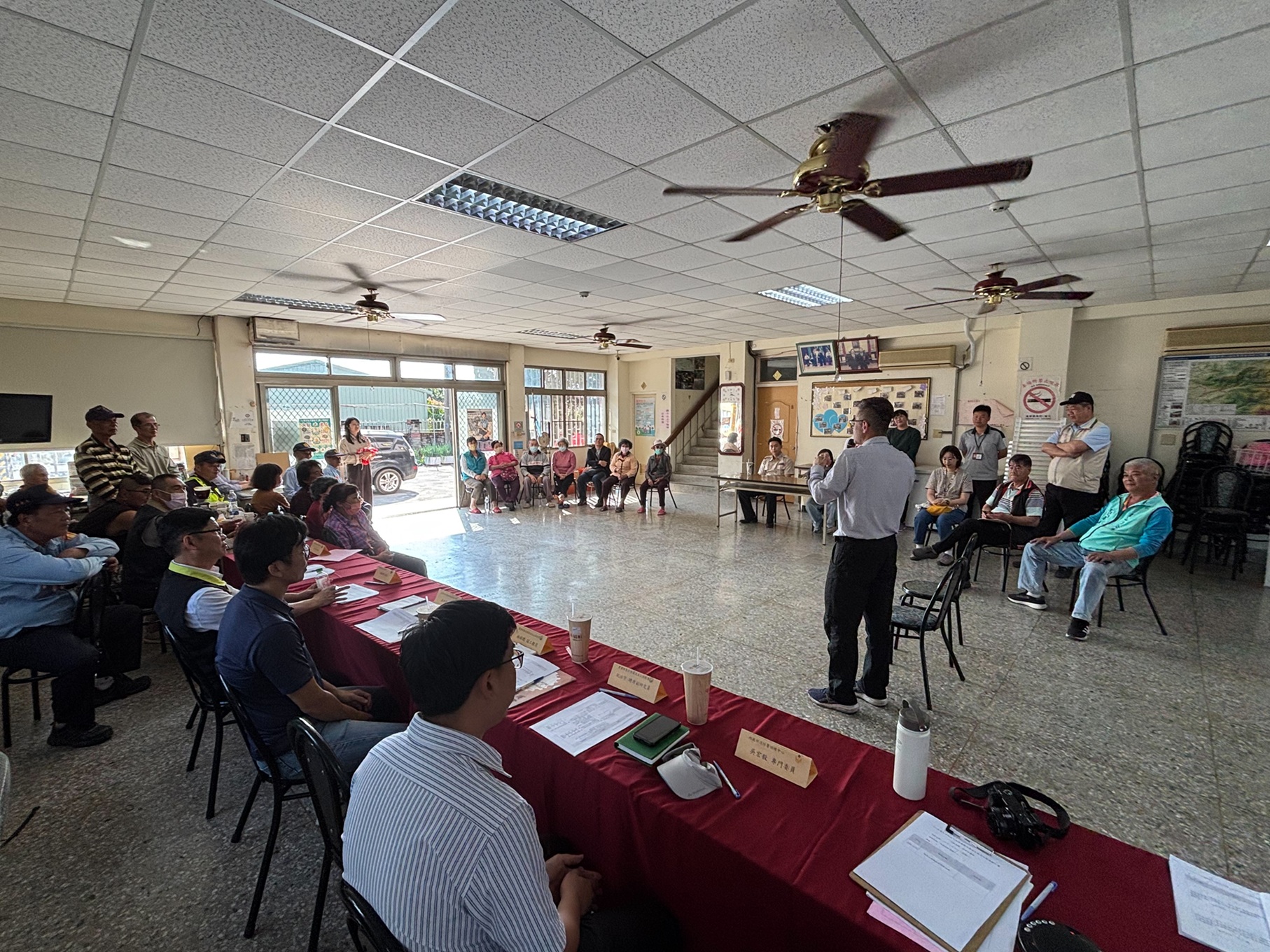 講師指導社區組織成員演練