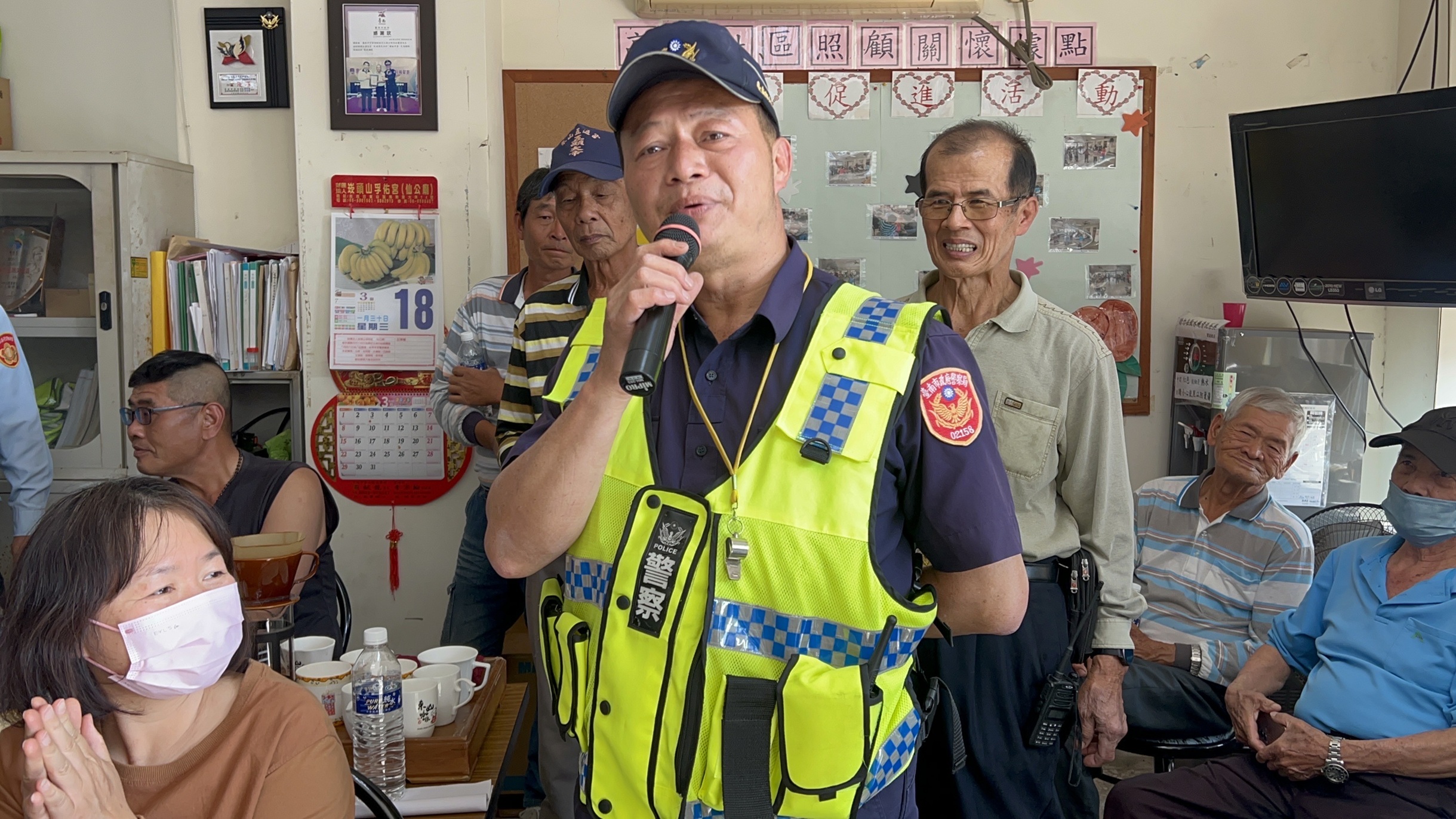 派出所員警分享疏散撤離經驗